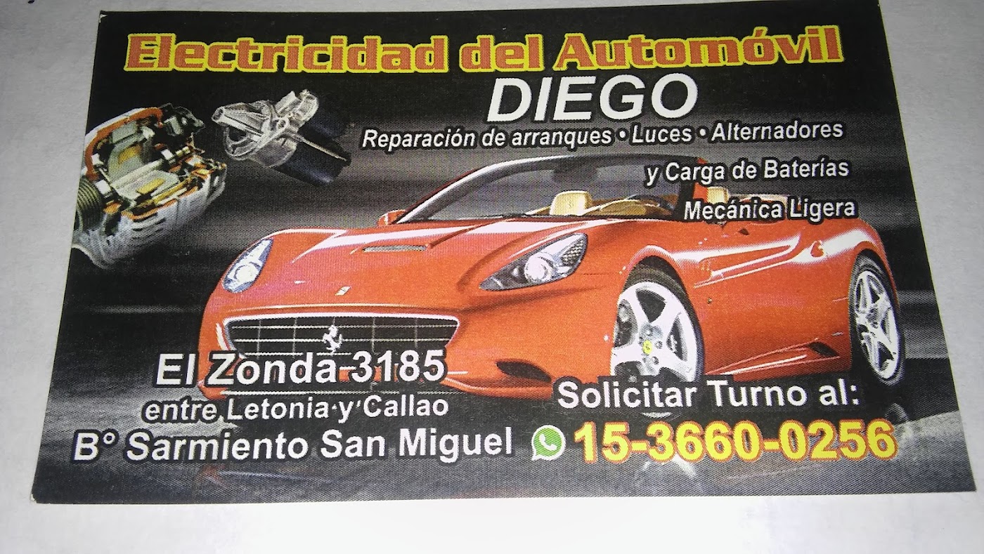 Electricidad del Automovil Diego Reynoso