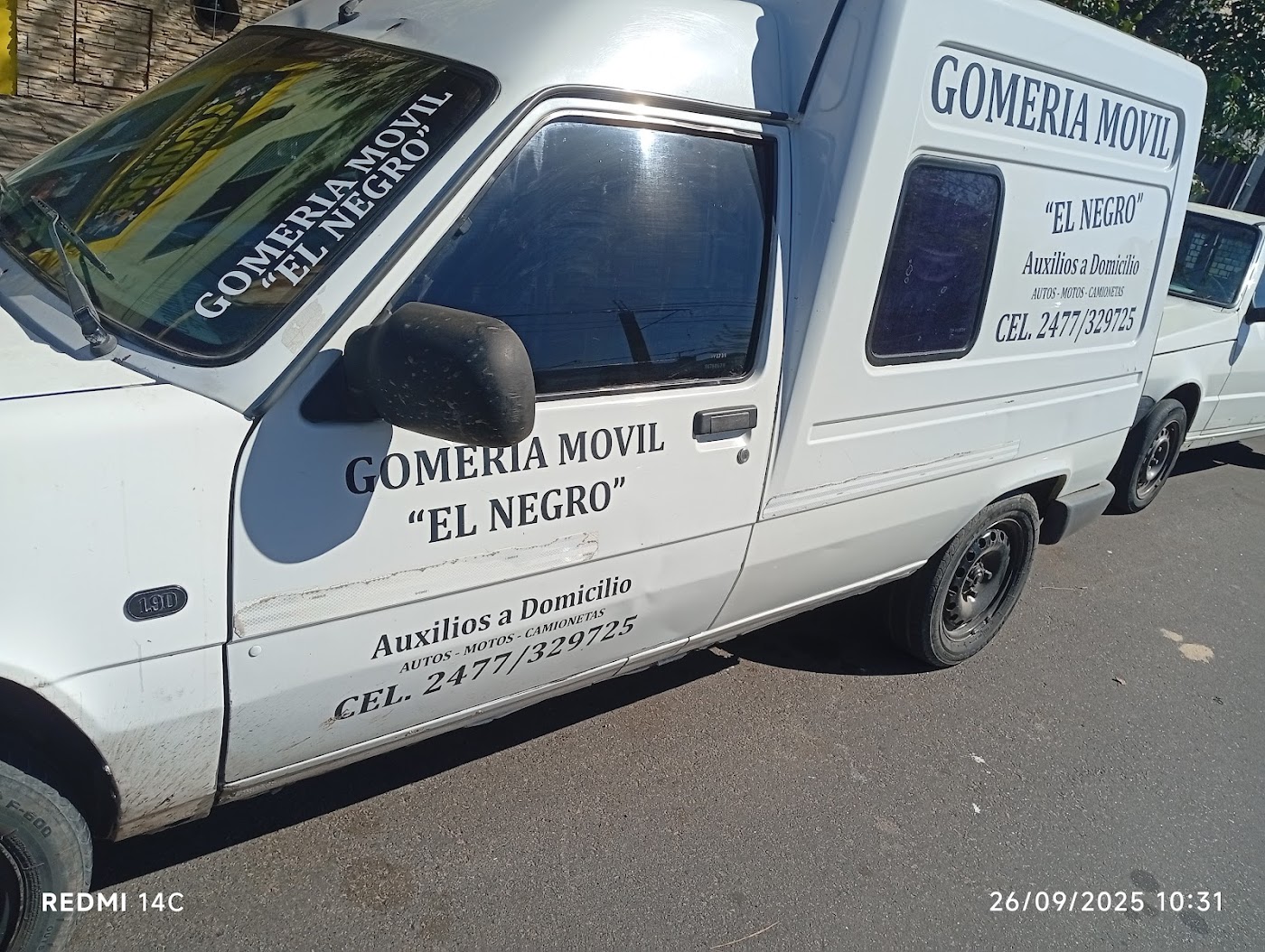 Gomería móvil ''El negro''