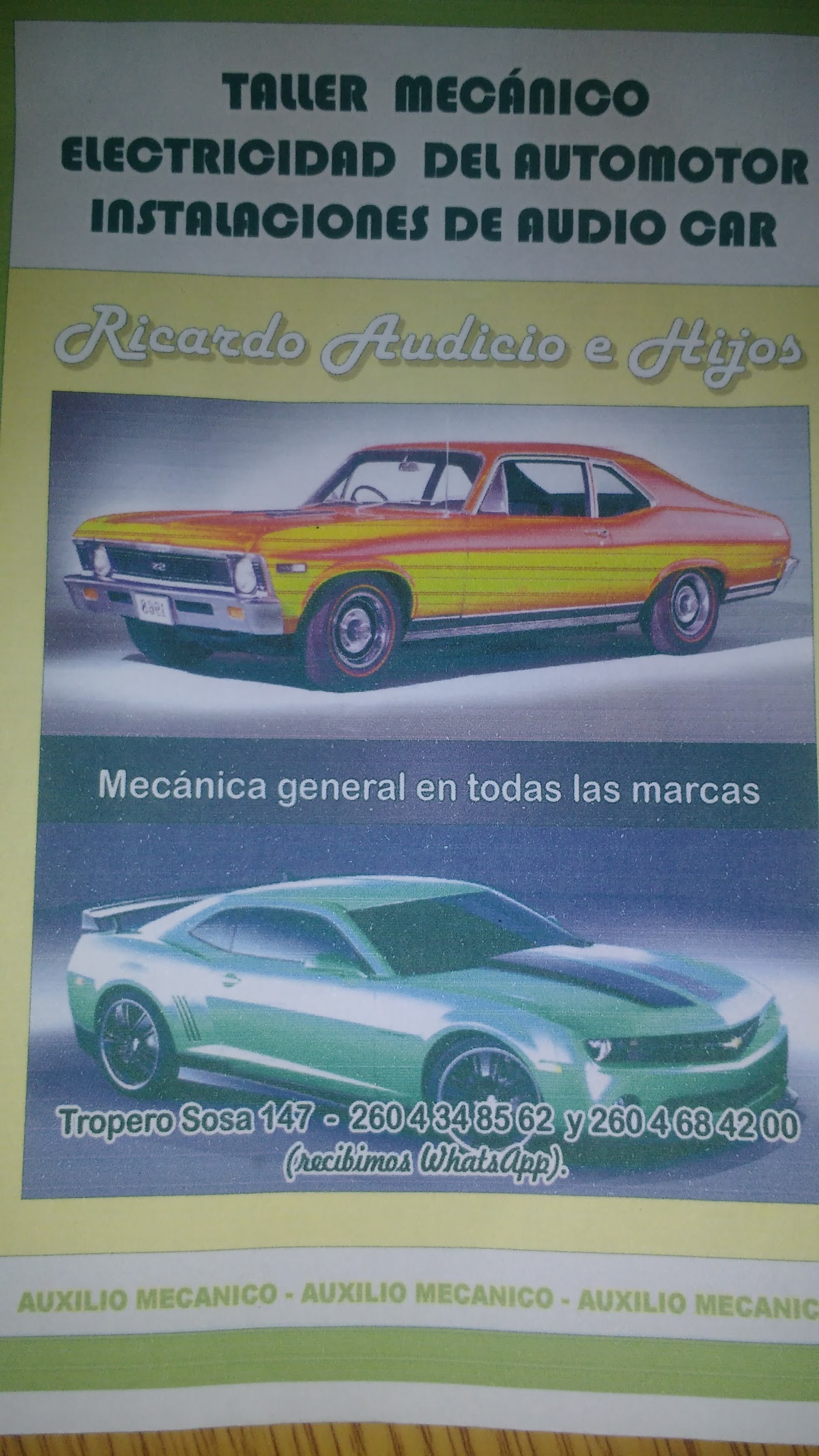 Taller mecánico carretero